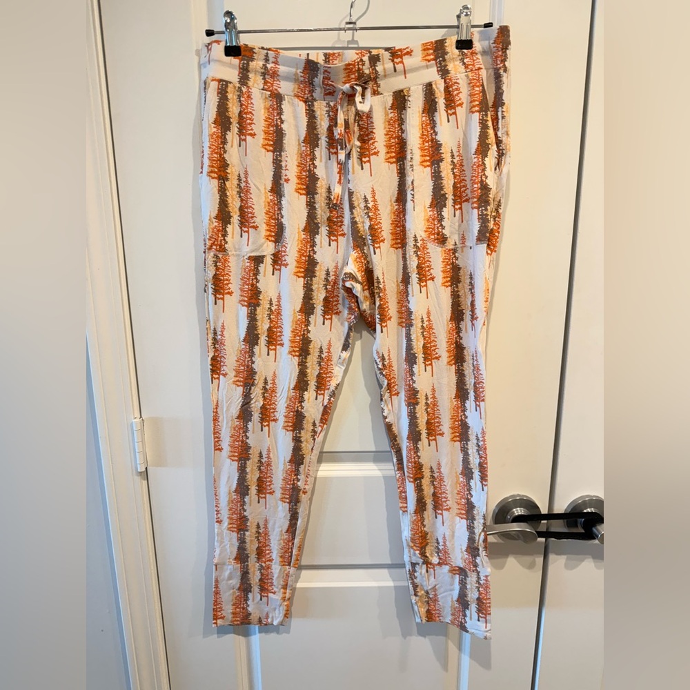 Kate Quinn Bamboo Pants | Forest Tree Print | Soft & Stretchy